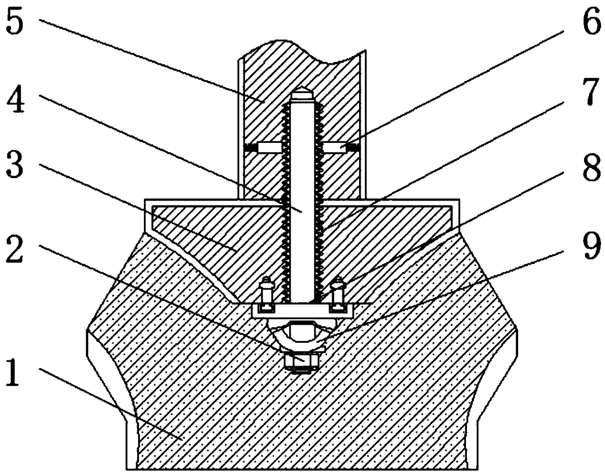 Impeller-shaft connecting device of rotary machine