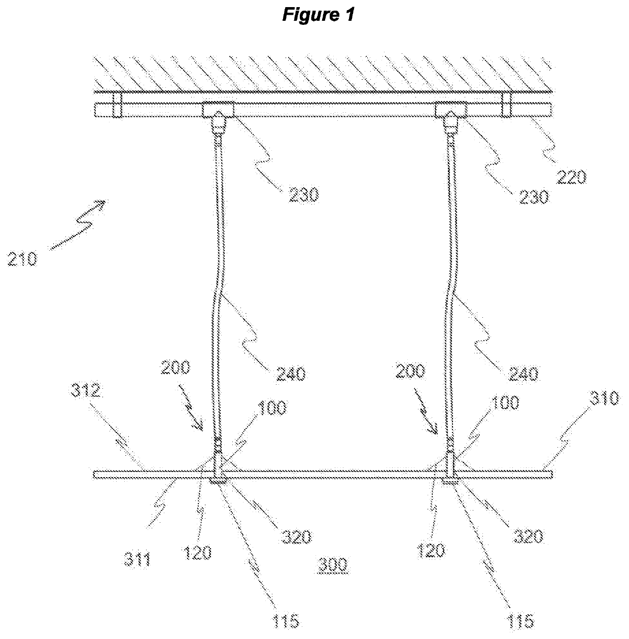 Suction Particle Detection System Having a Wall or Ceiling Feedthrough