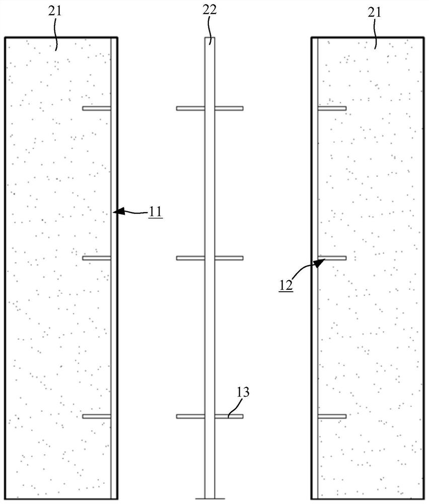 Connecting structure for partition boards and constructional column and construction method thereof