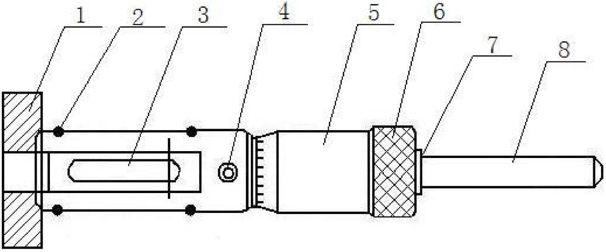 Mechanical grinding central spindle mechanism