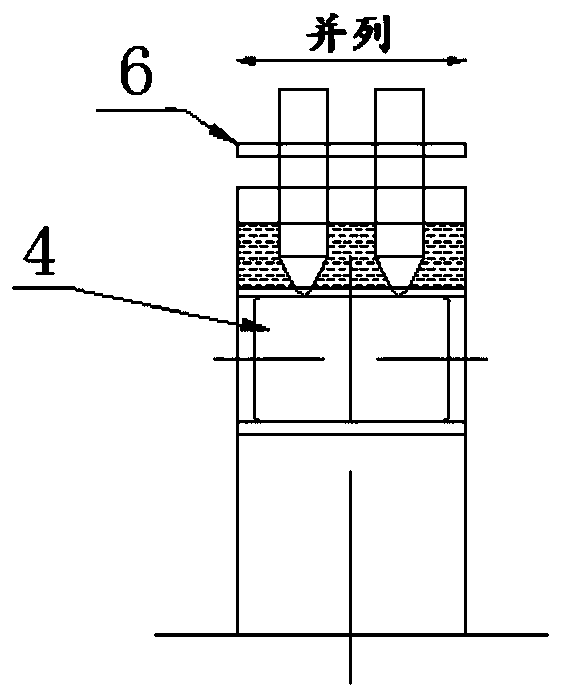 Cylindrical roller bearing roller vertical inclination and swinging state measuring method