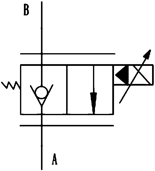 Normally-closed proportional one-way flow valve