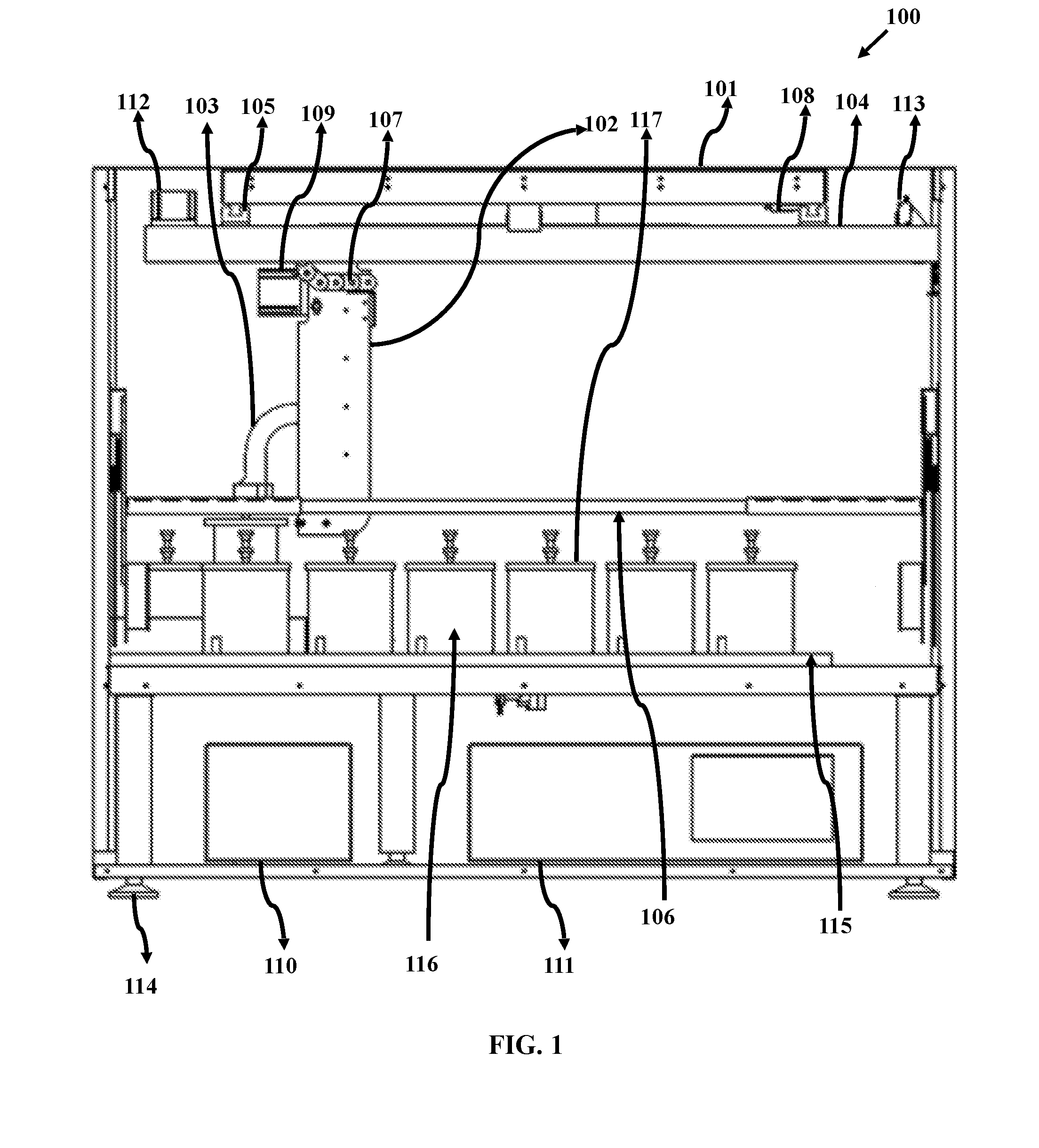 Tissue processing and slide staining apparatus with robotic arm having three degrees of freedom