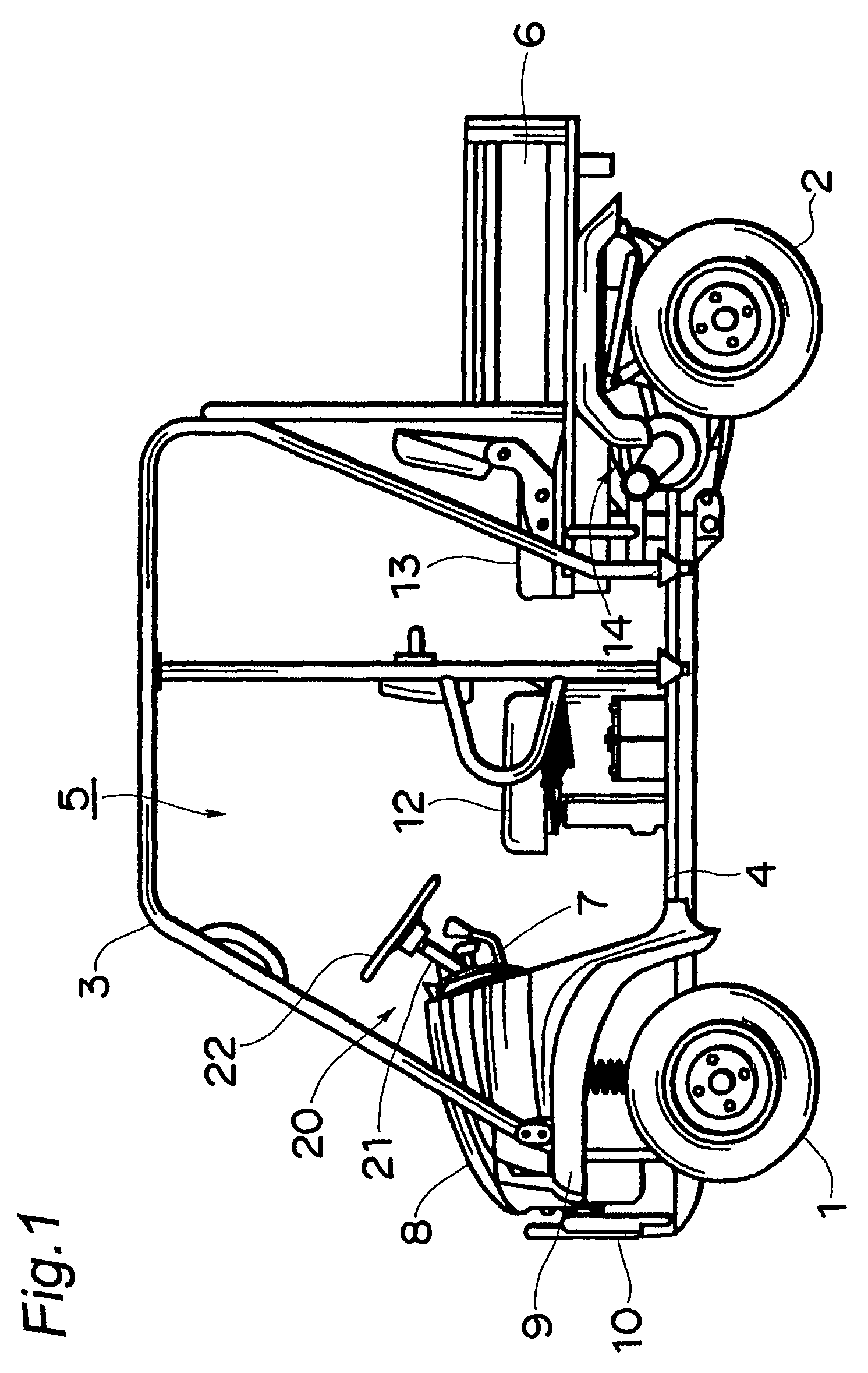 Electric power steering system for vehicle and utility vehicle therewith