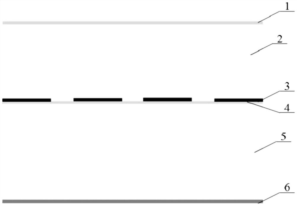 Resistor loading square ring ultra wide band wave absorbing structure