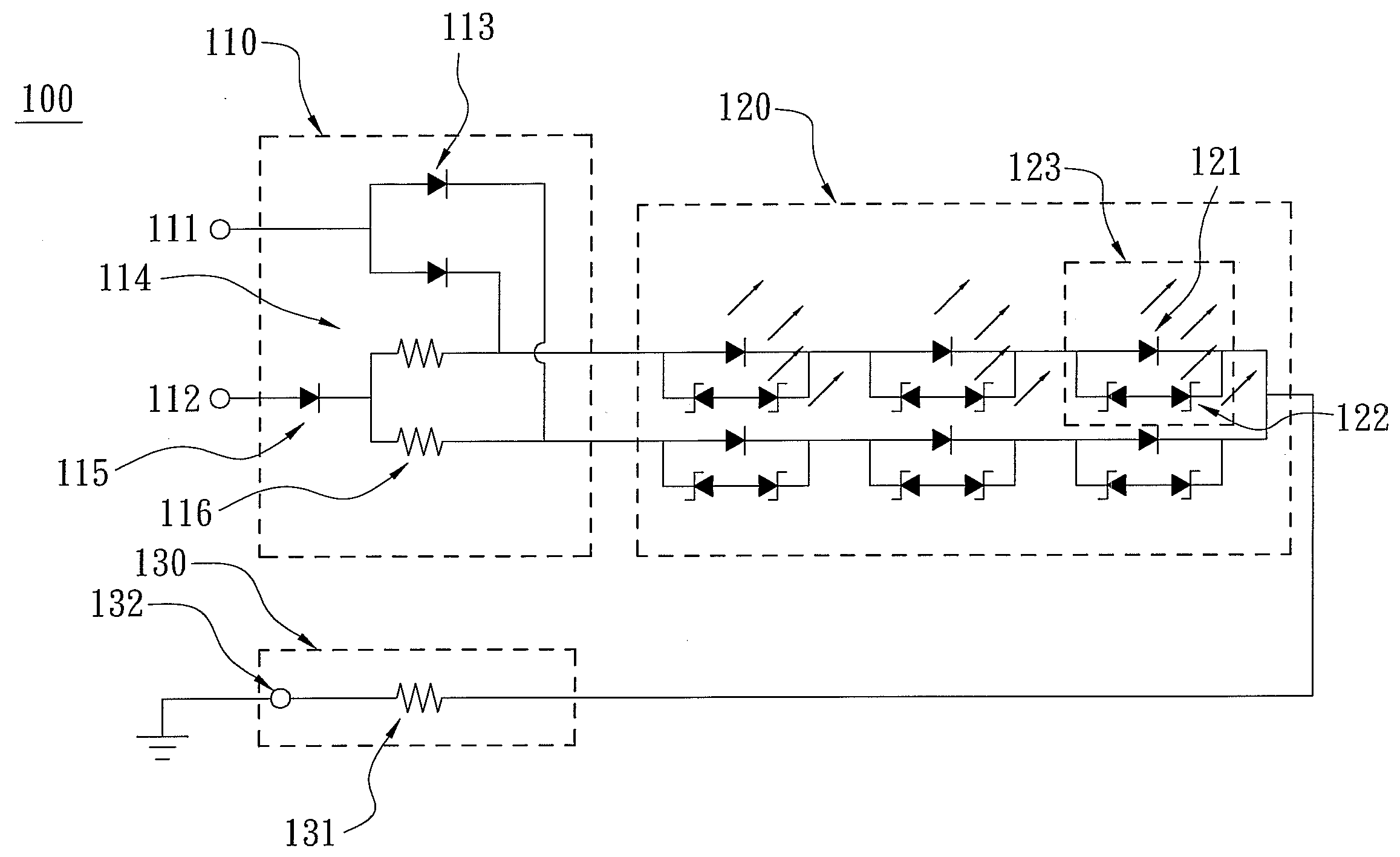 Circuit apparatus of LED vehicle lamp