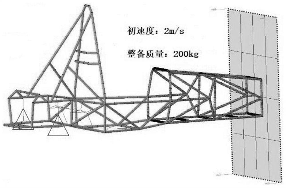 Frame structure crashworthiness and lightweight design method for formula car