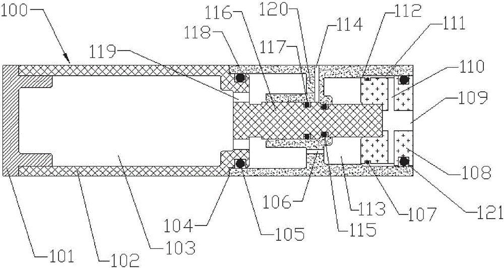 Air-cracker single piece and string composed of the pieces