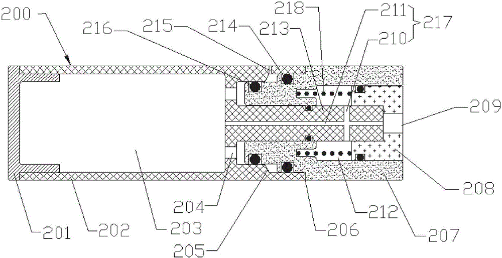 Air-cracker single piece and string composed of the pieces