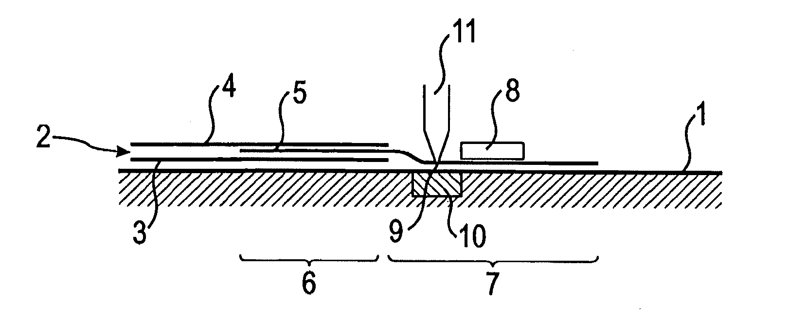 Method and apparatus for trimming material from a web