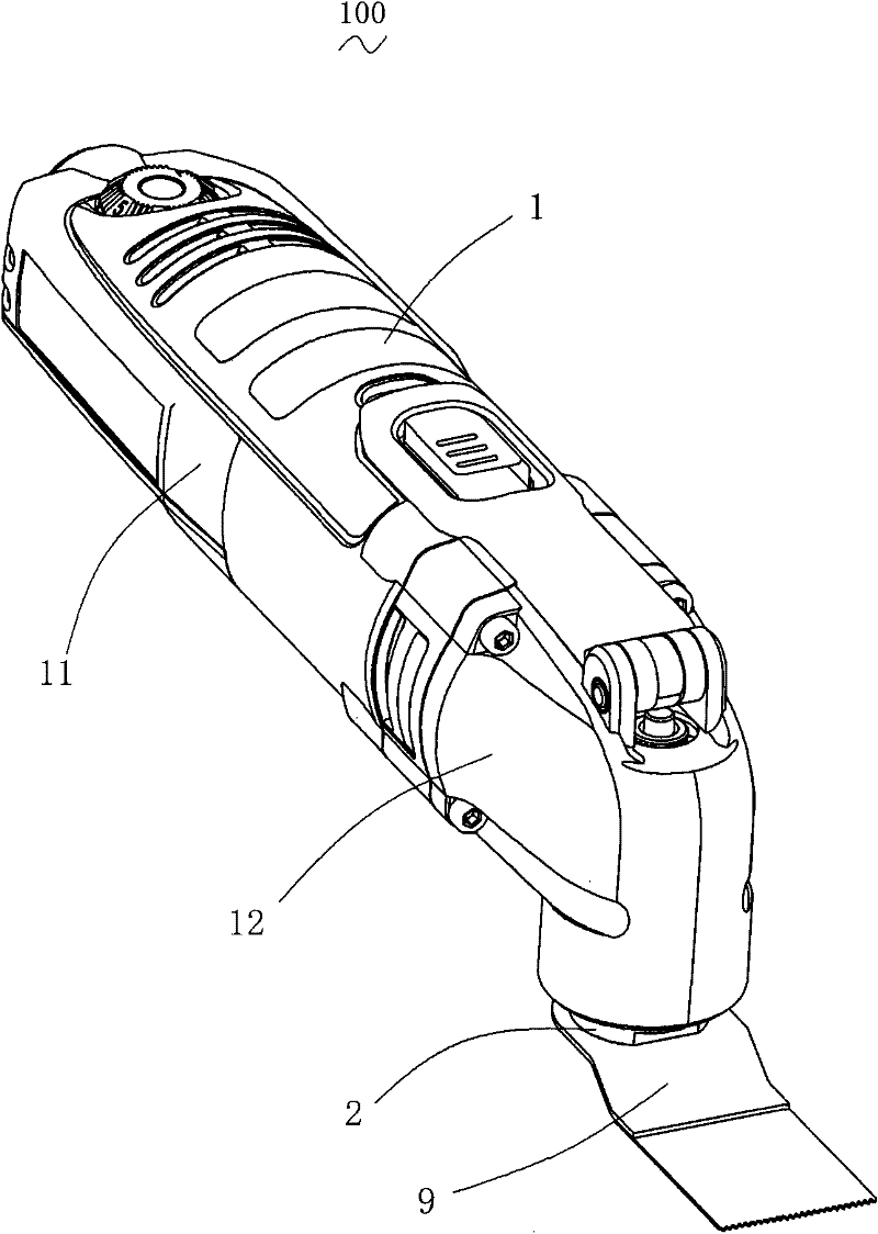 Swing-type power tool