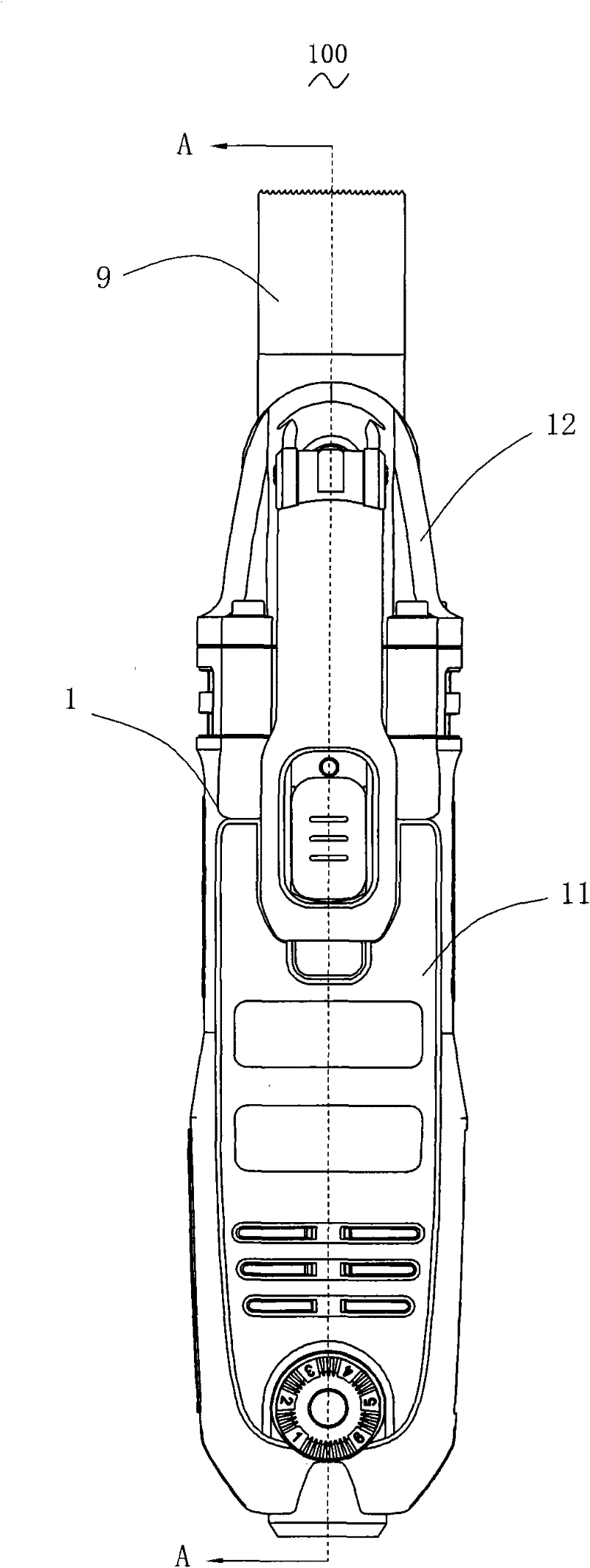 Swing-type power tool