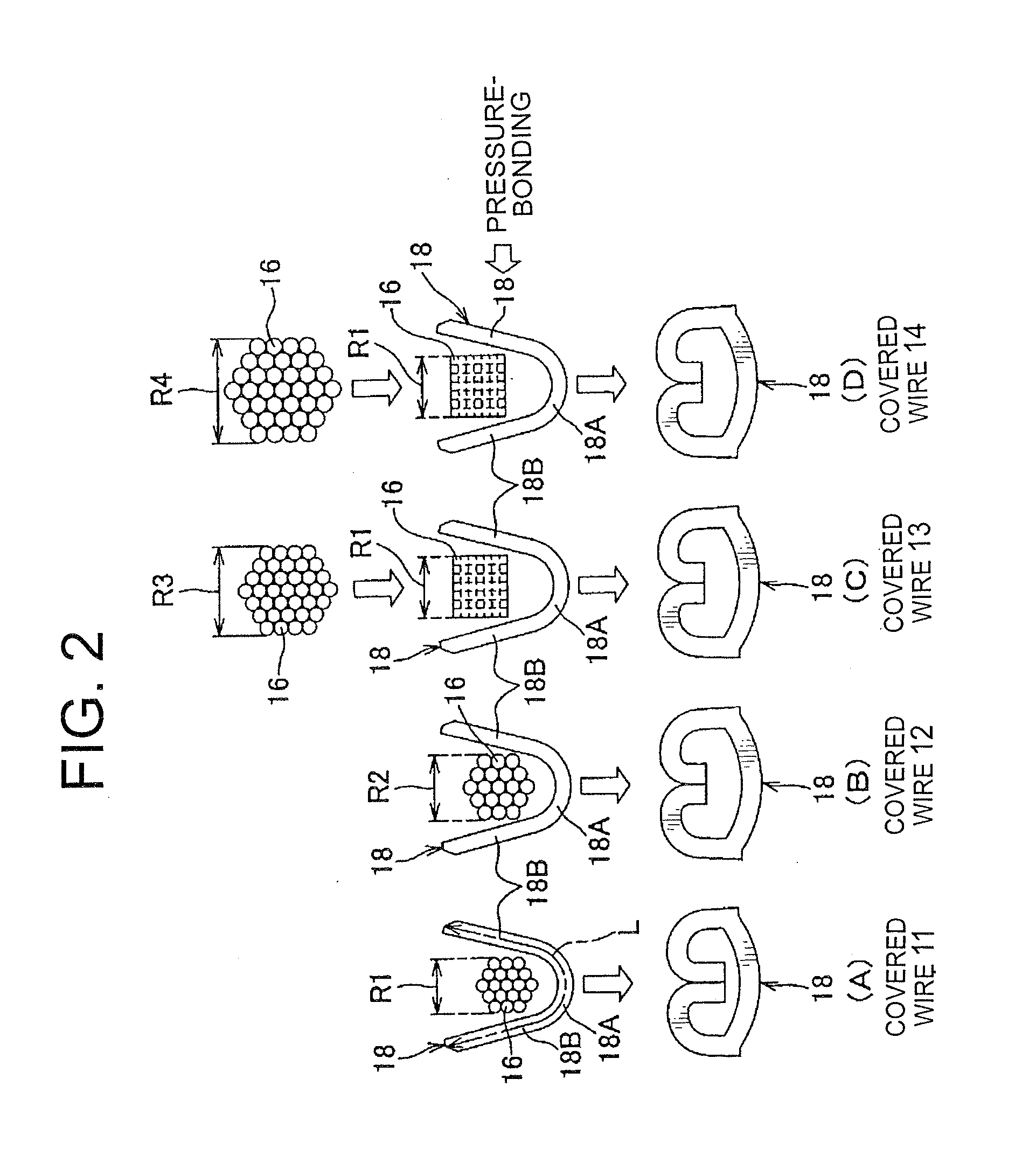 Wire connecting method and wiring harness