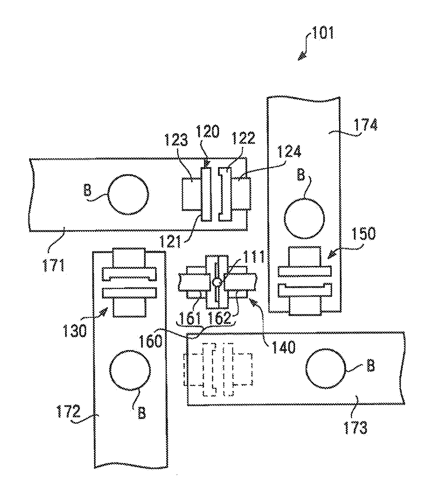 Method of producing glass blank for substrate of information recording medium, substrate for information recording medium, and information recording medium; and manufacturing apparatus for glass blank for substrate of information recording medium