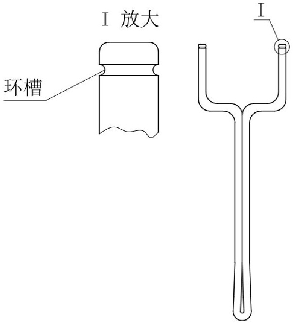 A kind of interdental cleaning tool full metal dental floss holder