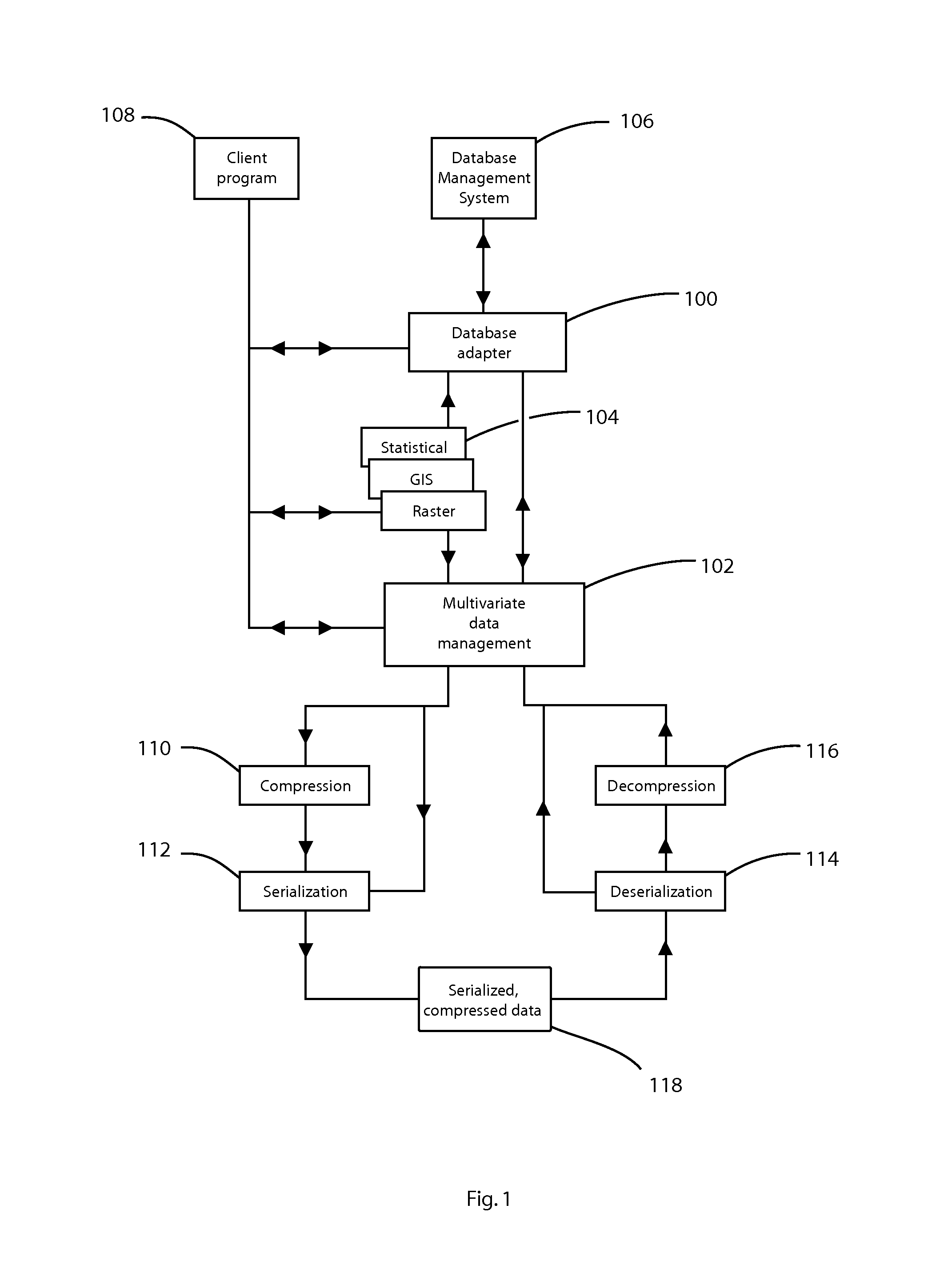 Database adapter for relational datasets