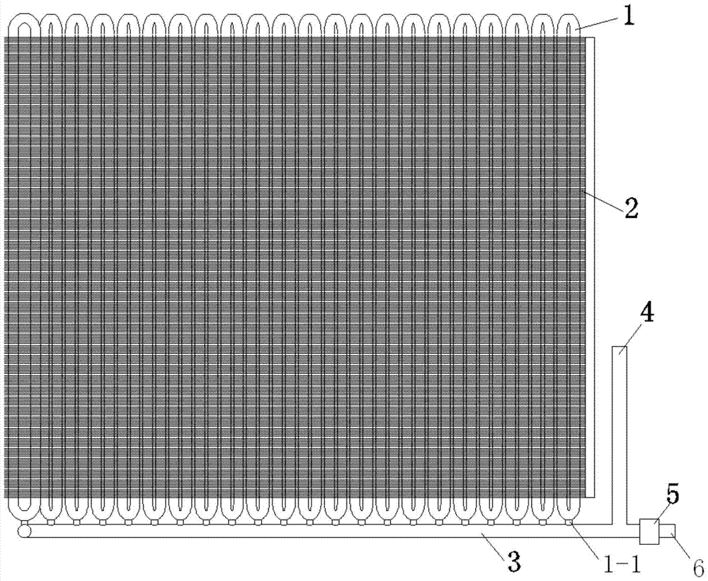 Refrigeration condenser without refrigerant superheating section and refrigeration method thereof