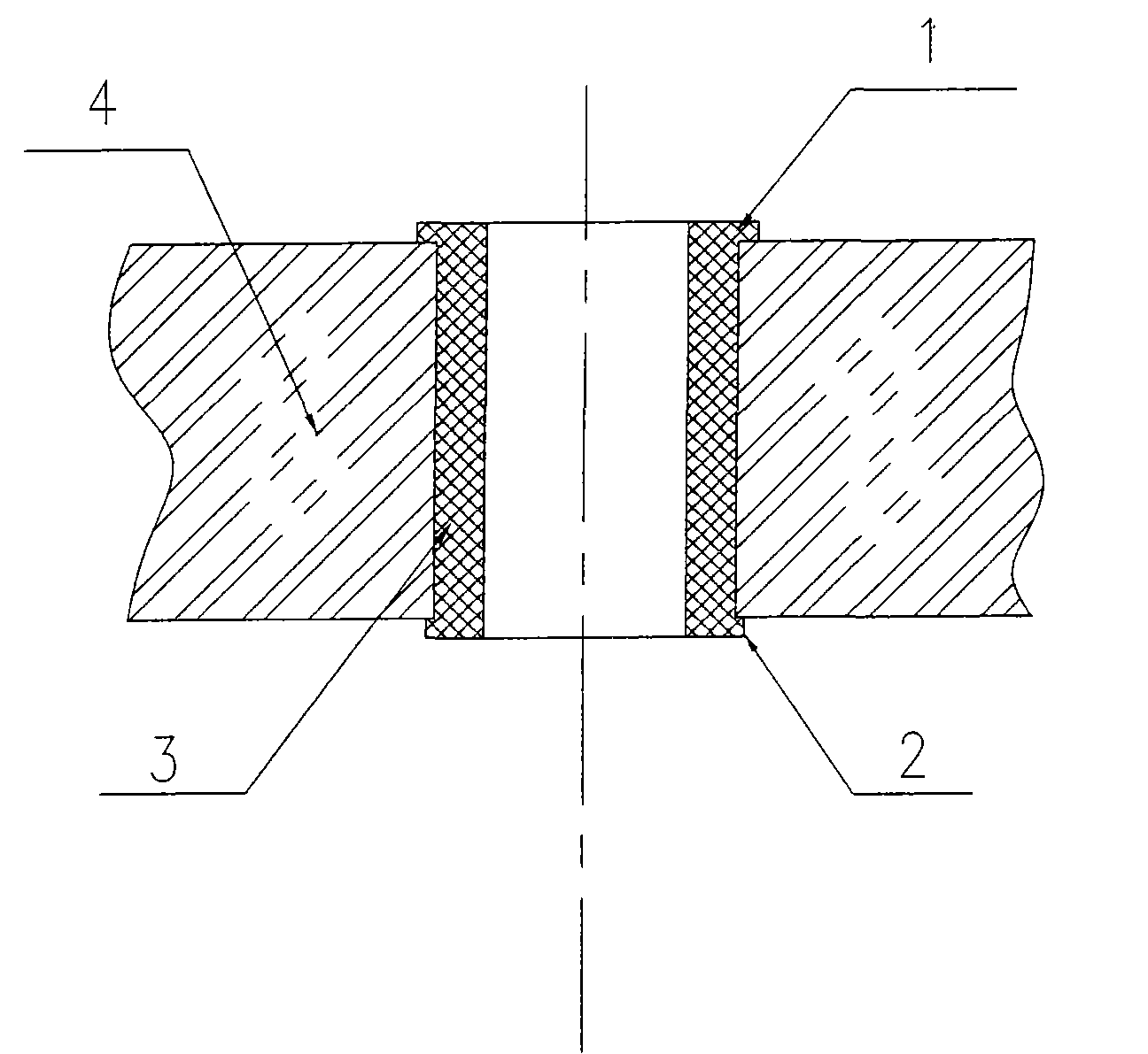 Shaft sleeve structure of vehicle speed mileage sensor