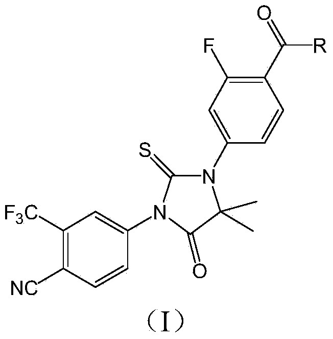 Non-steroid antiandrogen compounds as well as preparation method and application thereof