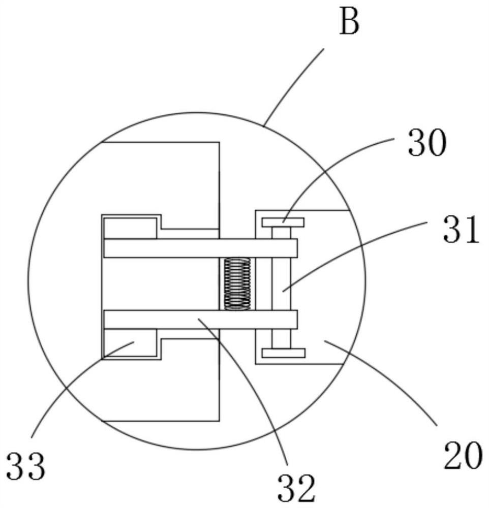 A milk powder extraction device