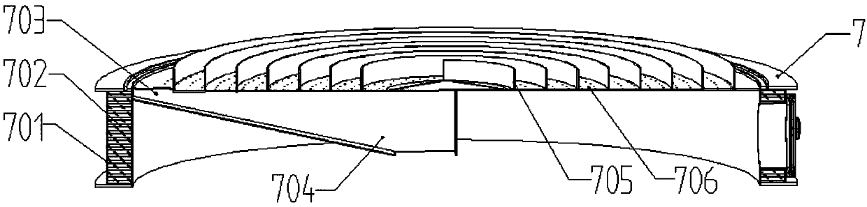 Composite type multilayer spiral vibrating countercurrent drying machine