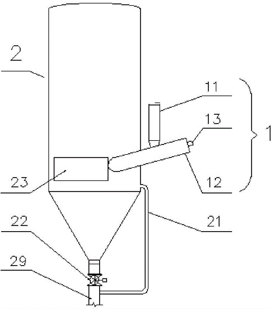 Anti-oxidization water cooling device and method for high-temperature easily-oxidized powder