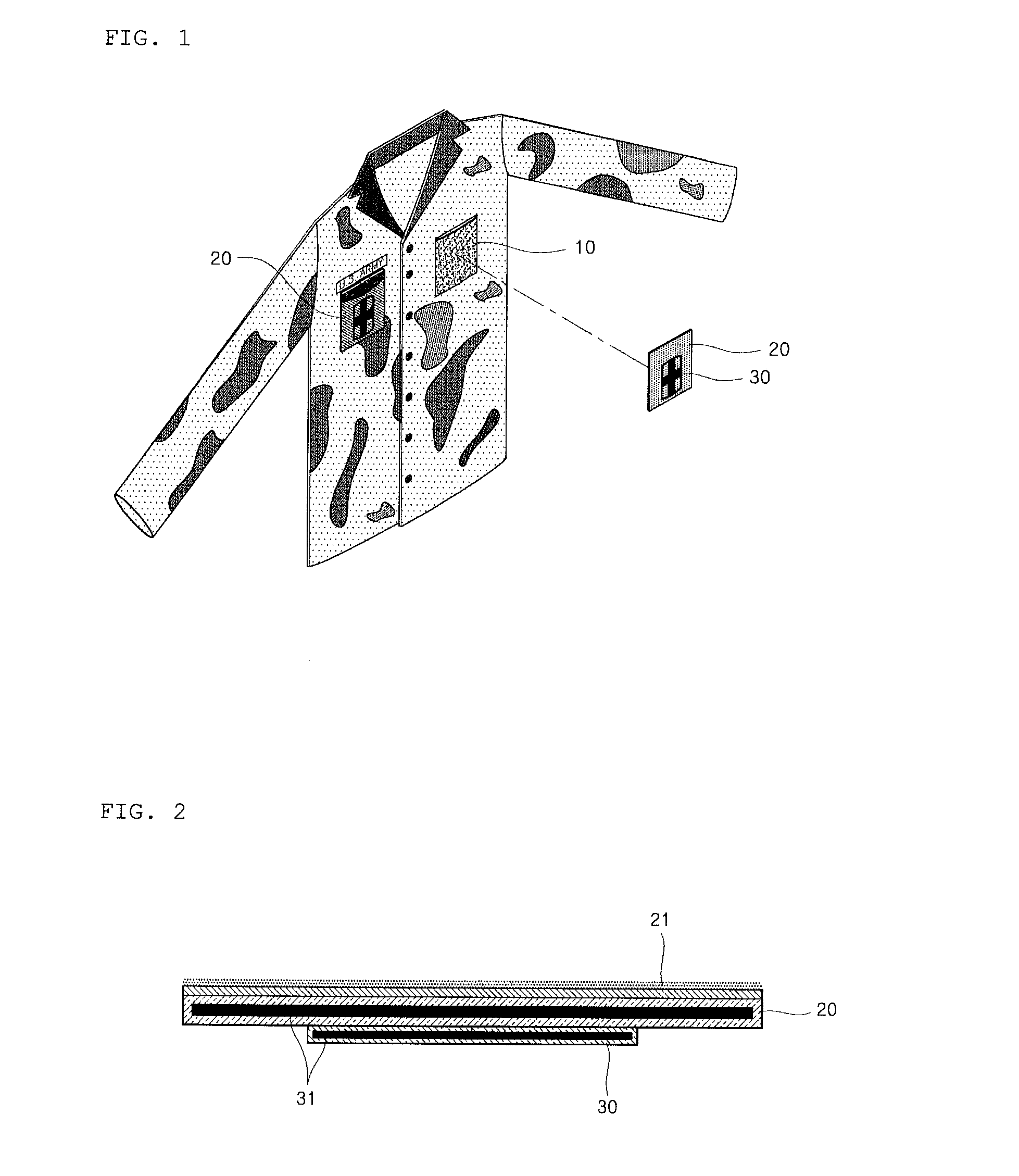 Apparatus for attaching extraneous item to military uniform