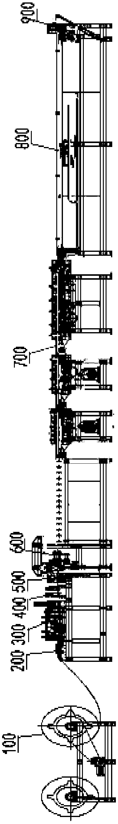 Back-and-forth seaming machine, use method of back-and-forth seaming machine and air pipe production line