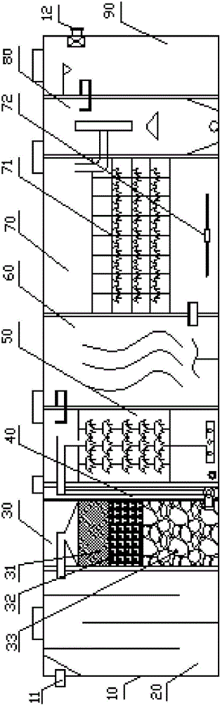 Sewage purification filter system