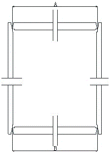 Welding deformation control method of large thick-wall box body component