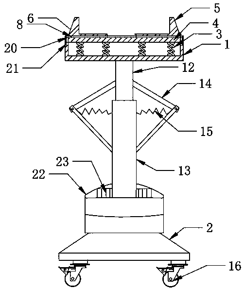 Electronical diagnosis and analysis rack for medical care