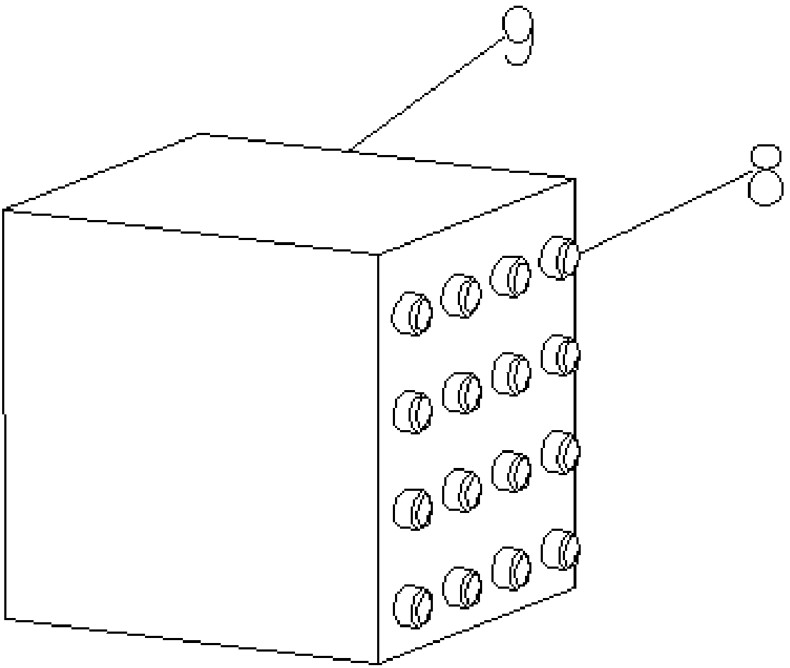 Fault diagnosing and health monitoring device on basis of piezoelectric vibration energy collection