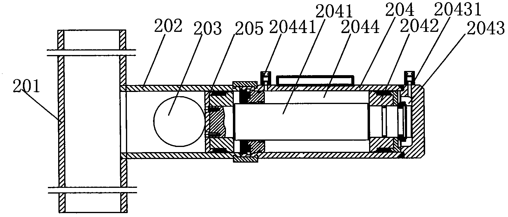 Paste filling pipeline system for coal mine