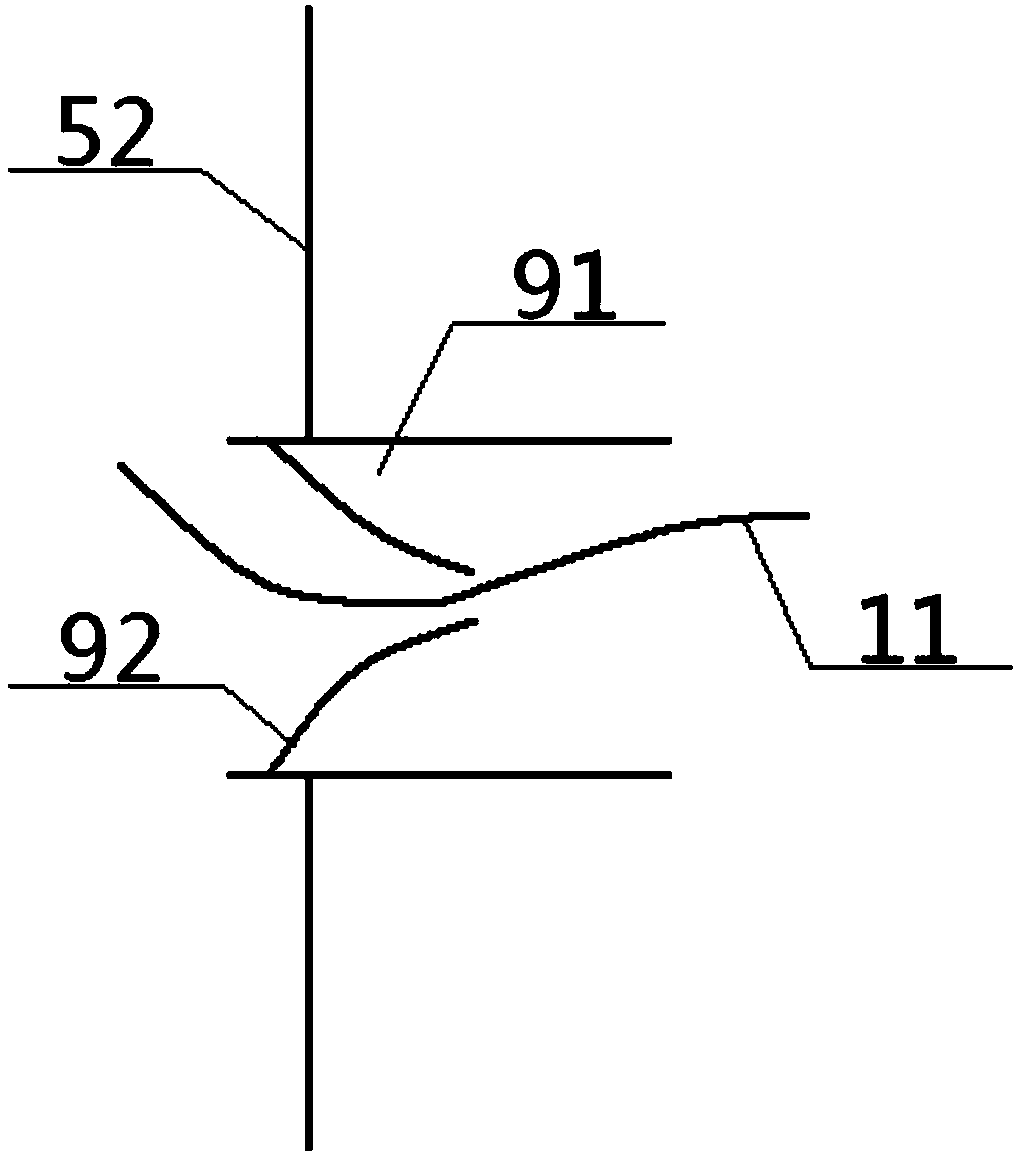 High-speed centrifugal spinning device for preparing nanofibers