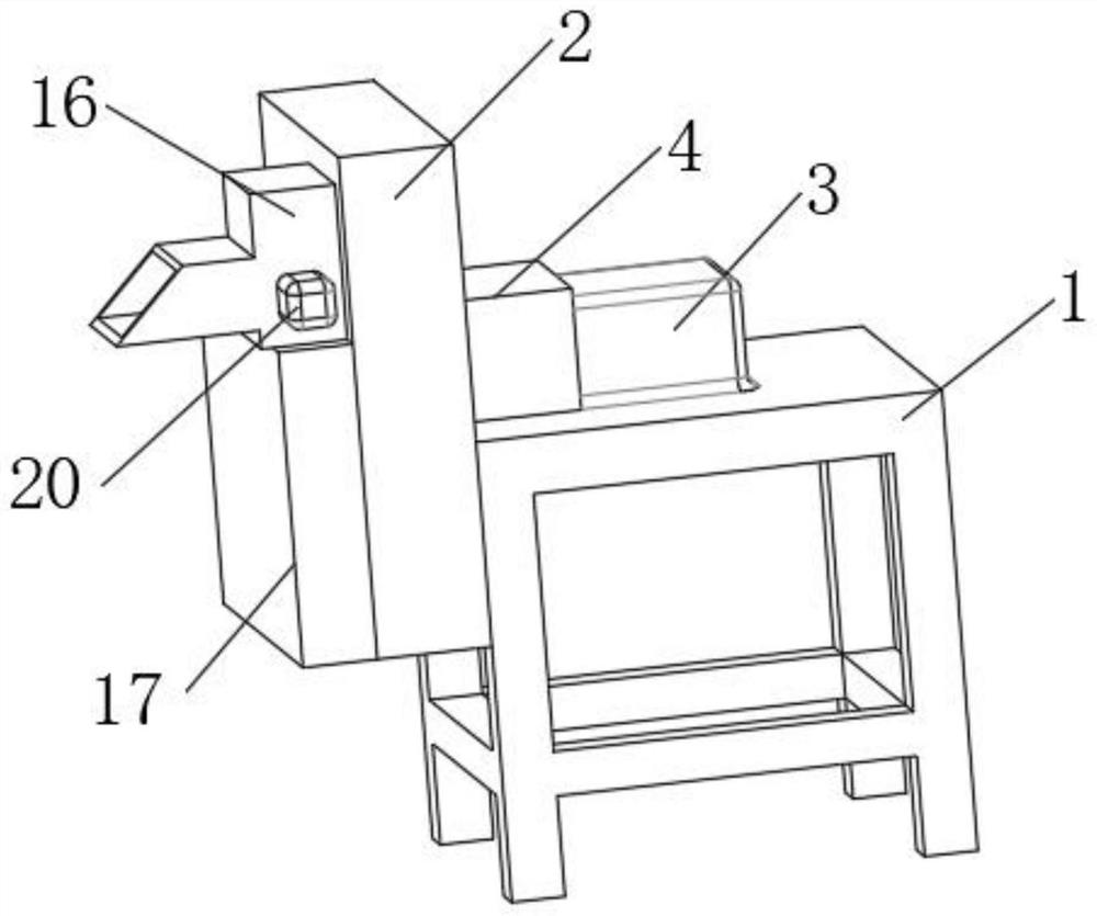 Raw material cutting device for activated carbon production