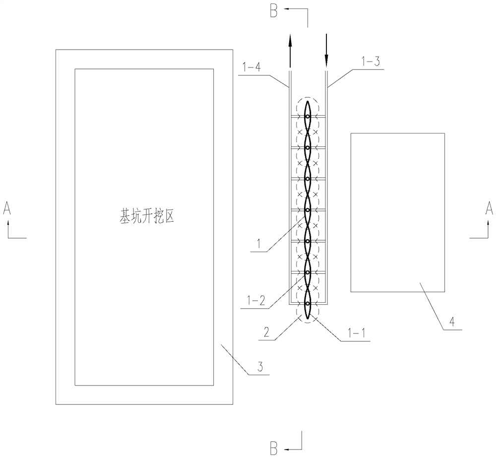 Construction method for compensating foundation pit deformation by using hydraulic side expansion steel sheet piles