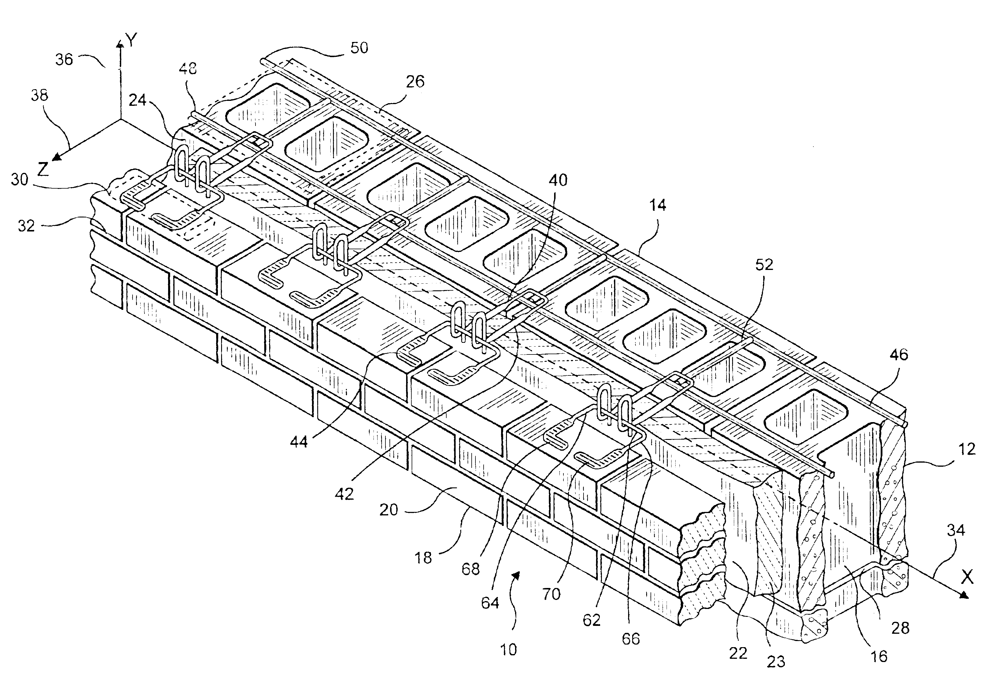 True-joint anchoring systems for cavity walls