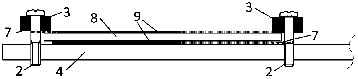 Shock wave pressure measuring device and method for parallel-combined dielectric elastomer