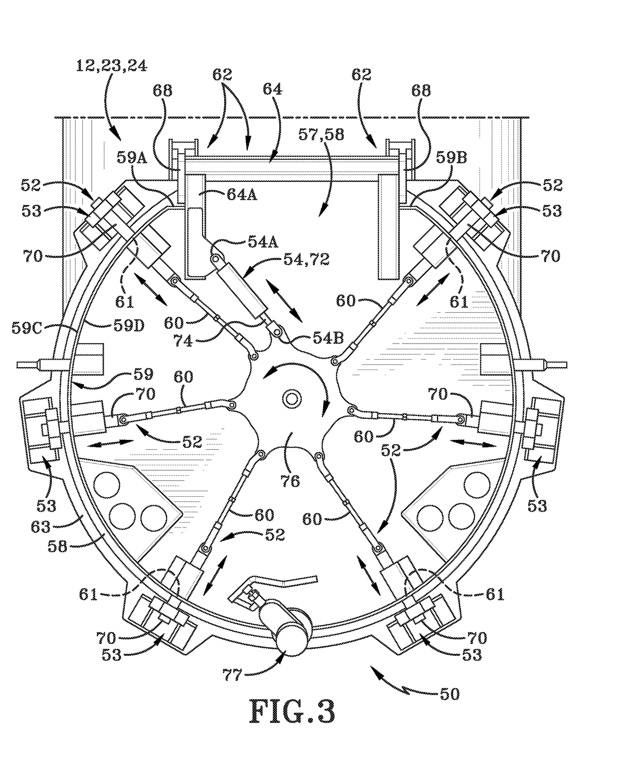 Vehicle assembly having a sloped gate