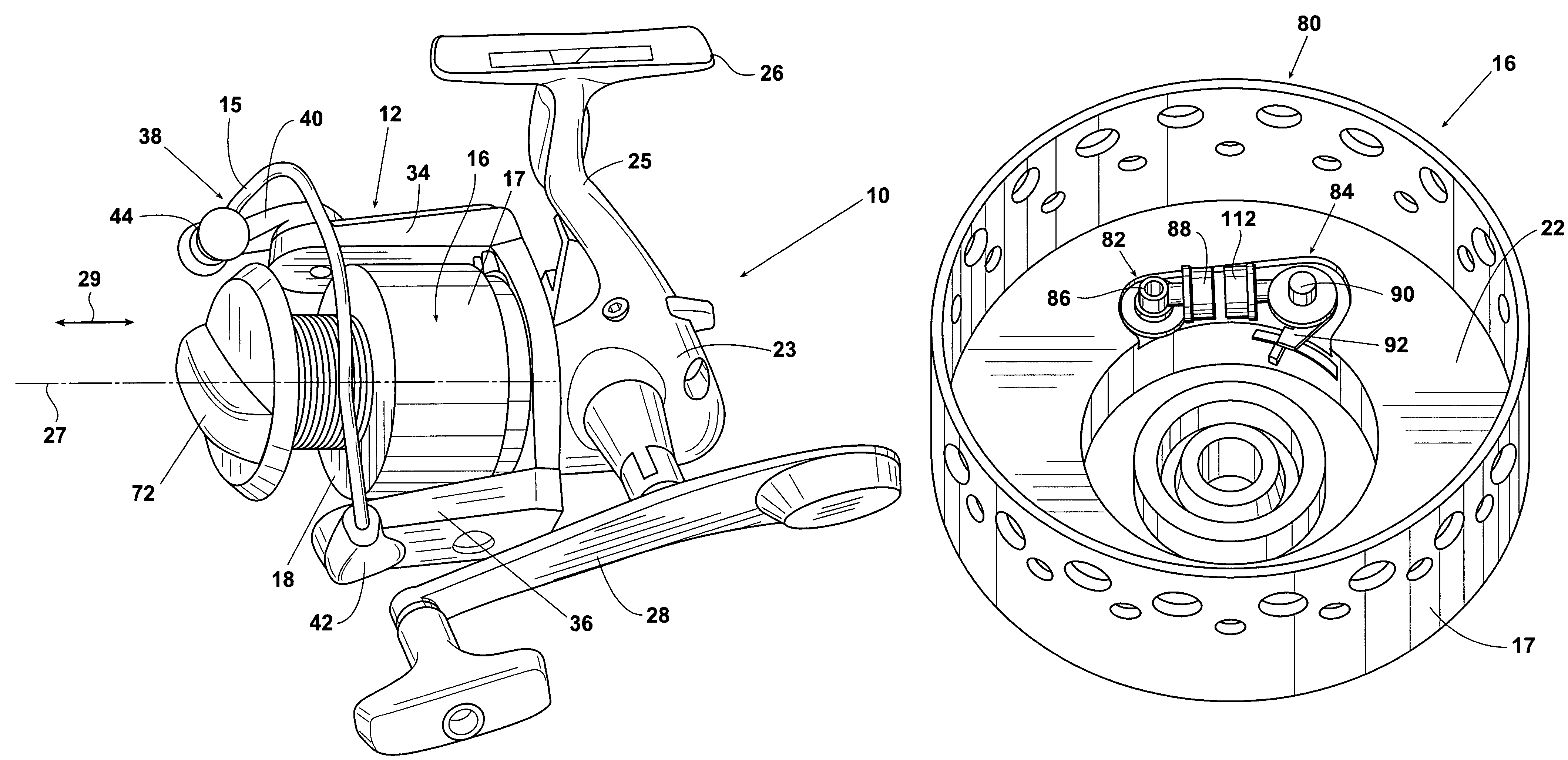 Magnetic fishing reel clicker