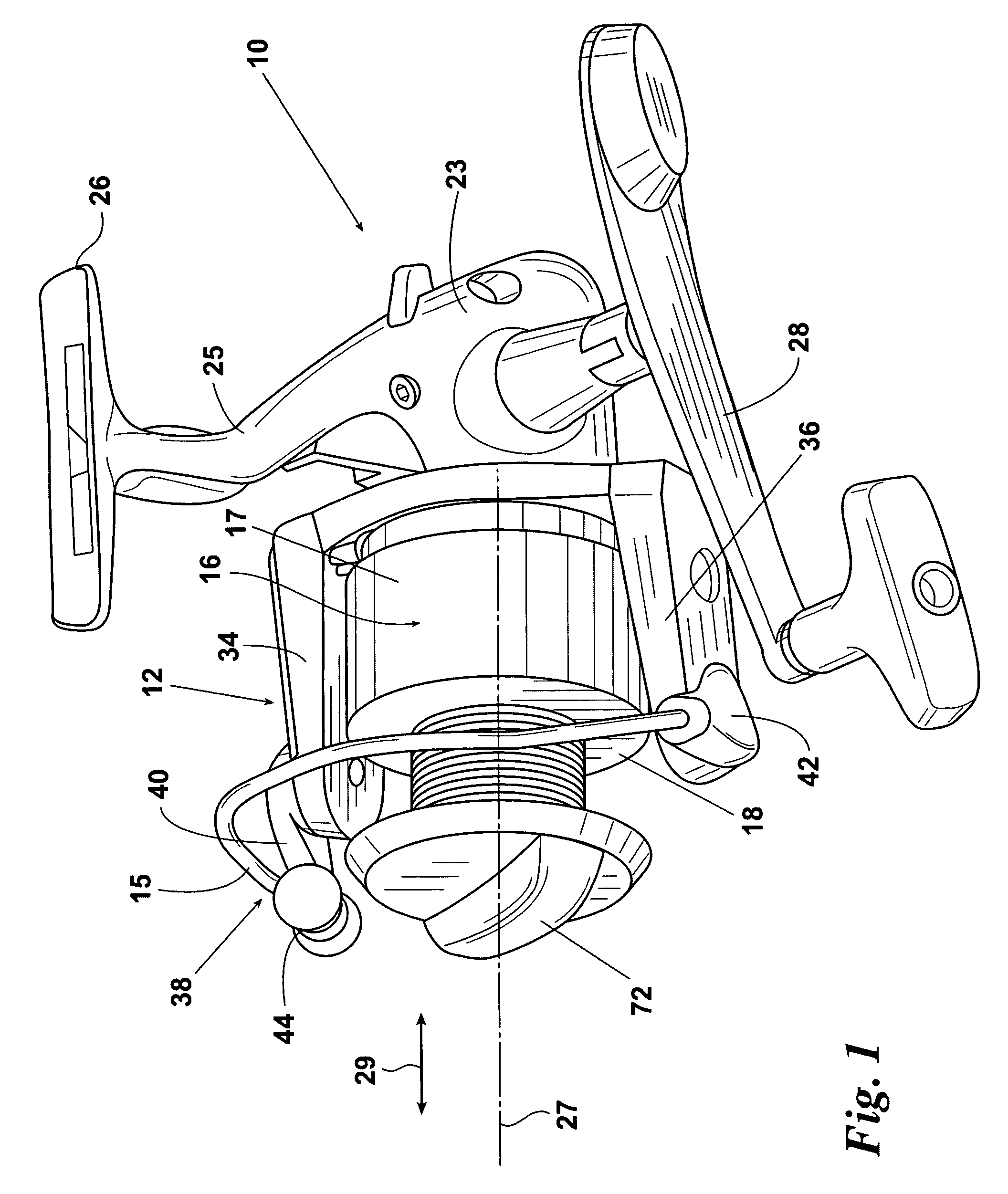 Magnetic fishing reel clicker