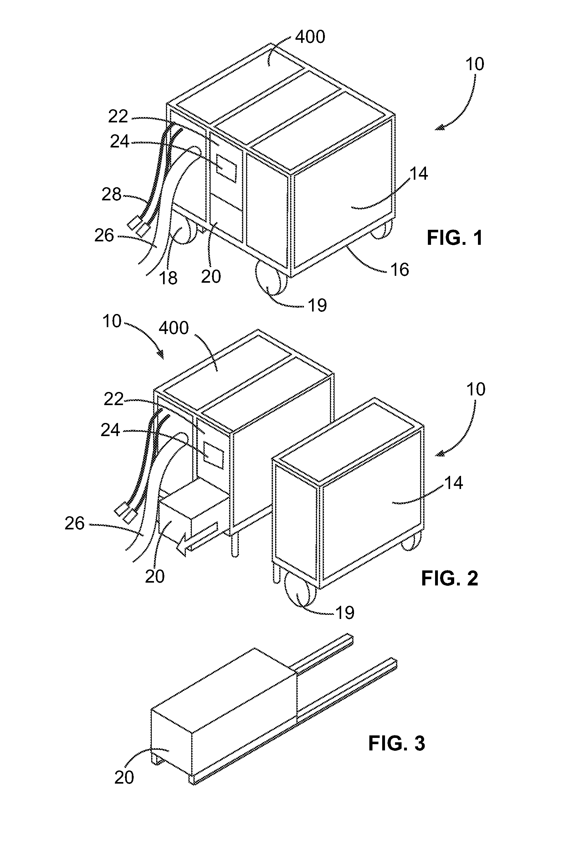 Multi-voltage power supply for a universal airplane ground support equipment cart