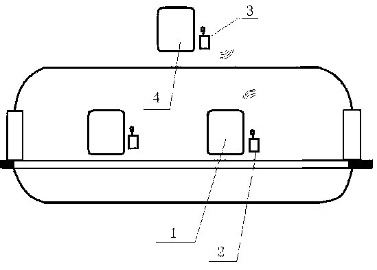 Intelligentized multi-parameter remote controller used for vital signs of patient in oxygen chamber