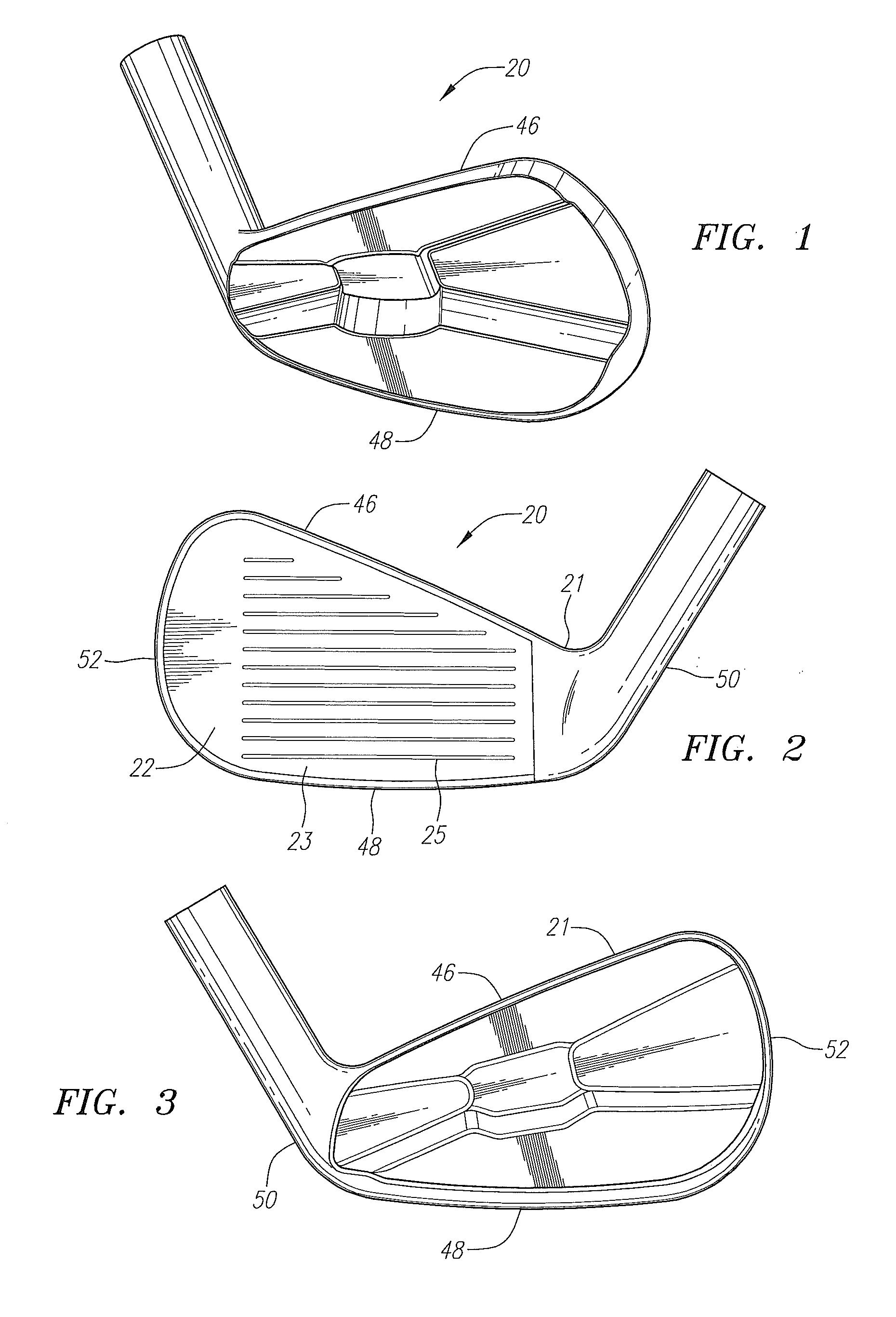 Golf club head with grooves