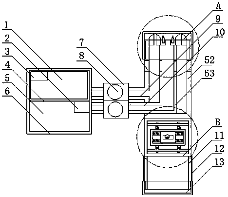 Debridement auxiliary device for wounds of general surgery department