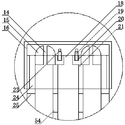 Debridement auxiliary device for wounds of general surgery department