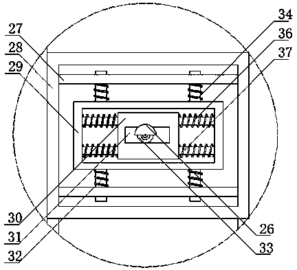 Debridement auxiliary device for wounds of general surgery department