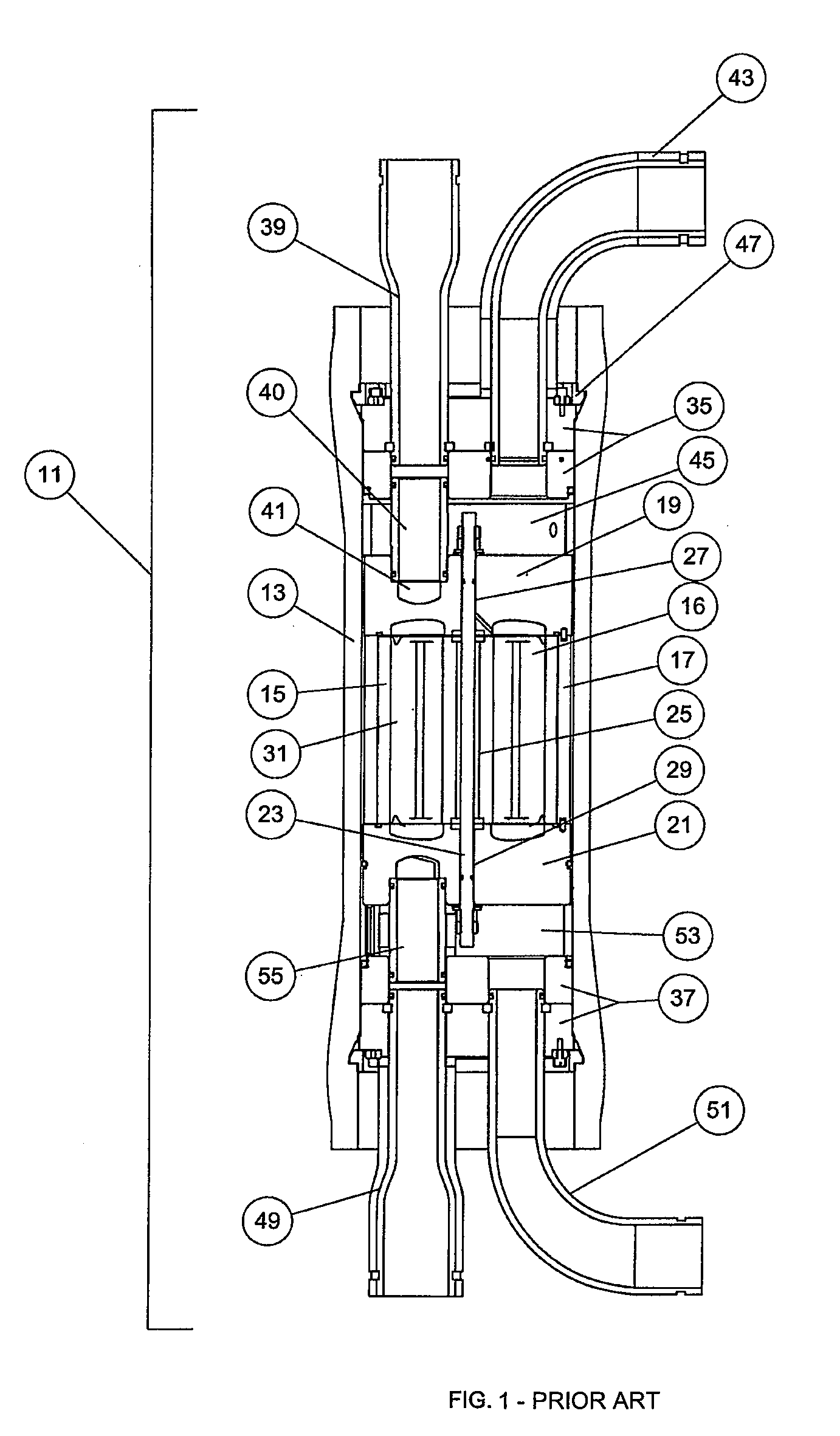 Rotary pressure transfer device