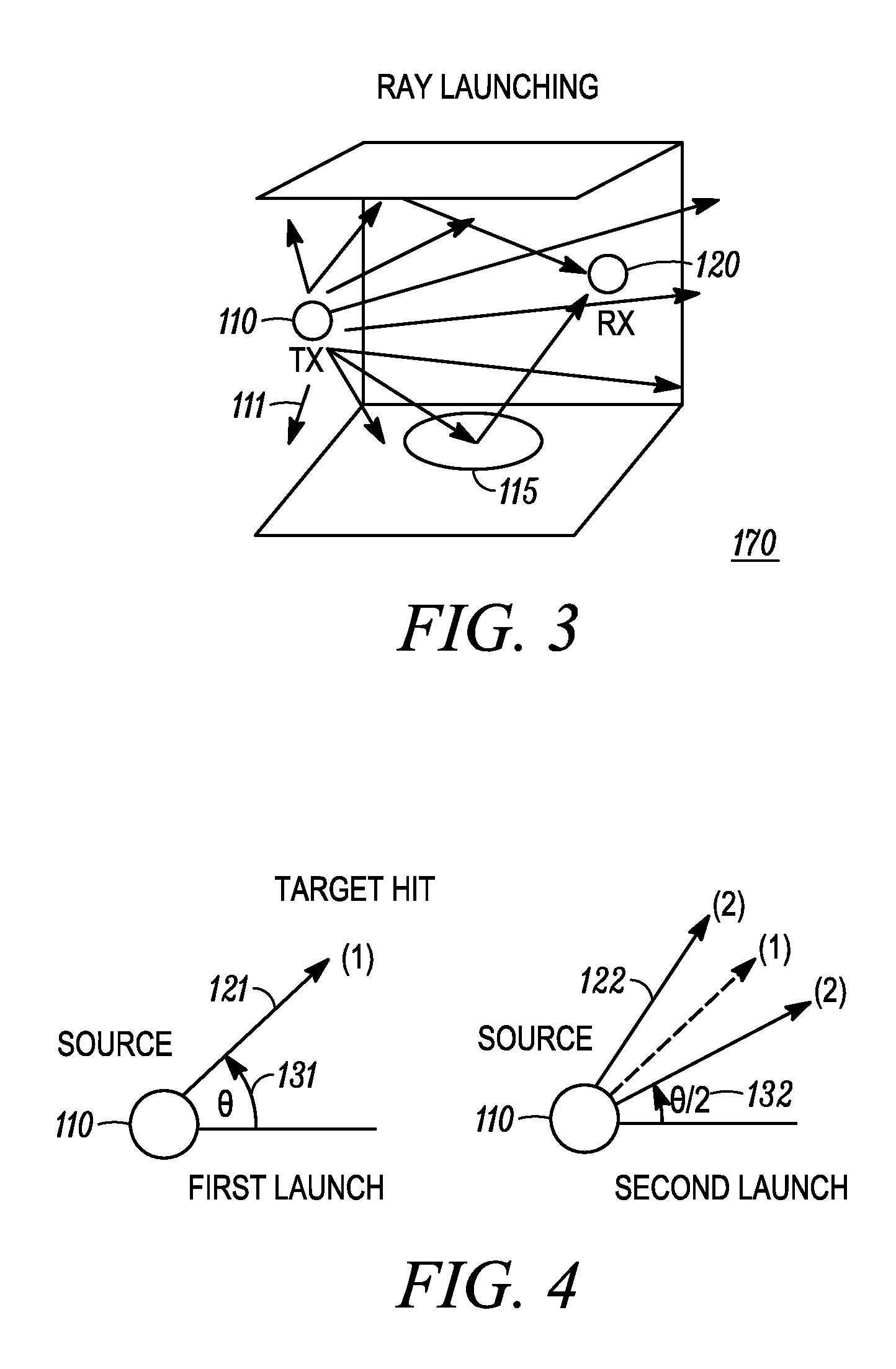 Method and system for adaptive ray launching