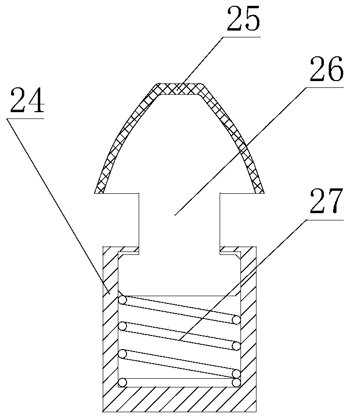 Tubular column mechanical hand